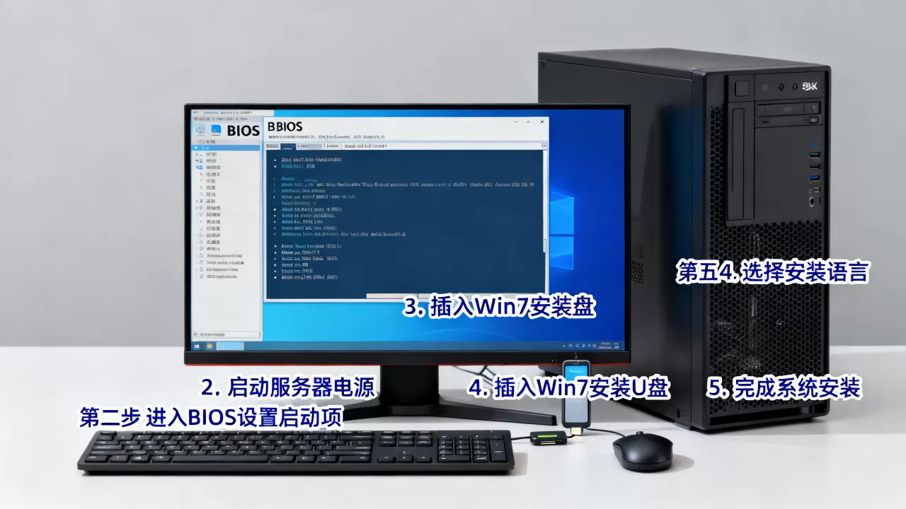 怎么启动服务器并安装win7系统,具体步骤是什么? 怎么启动服务器并安装win7系统,具体步骤是什么?