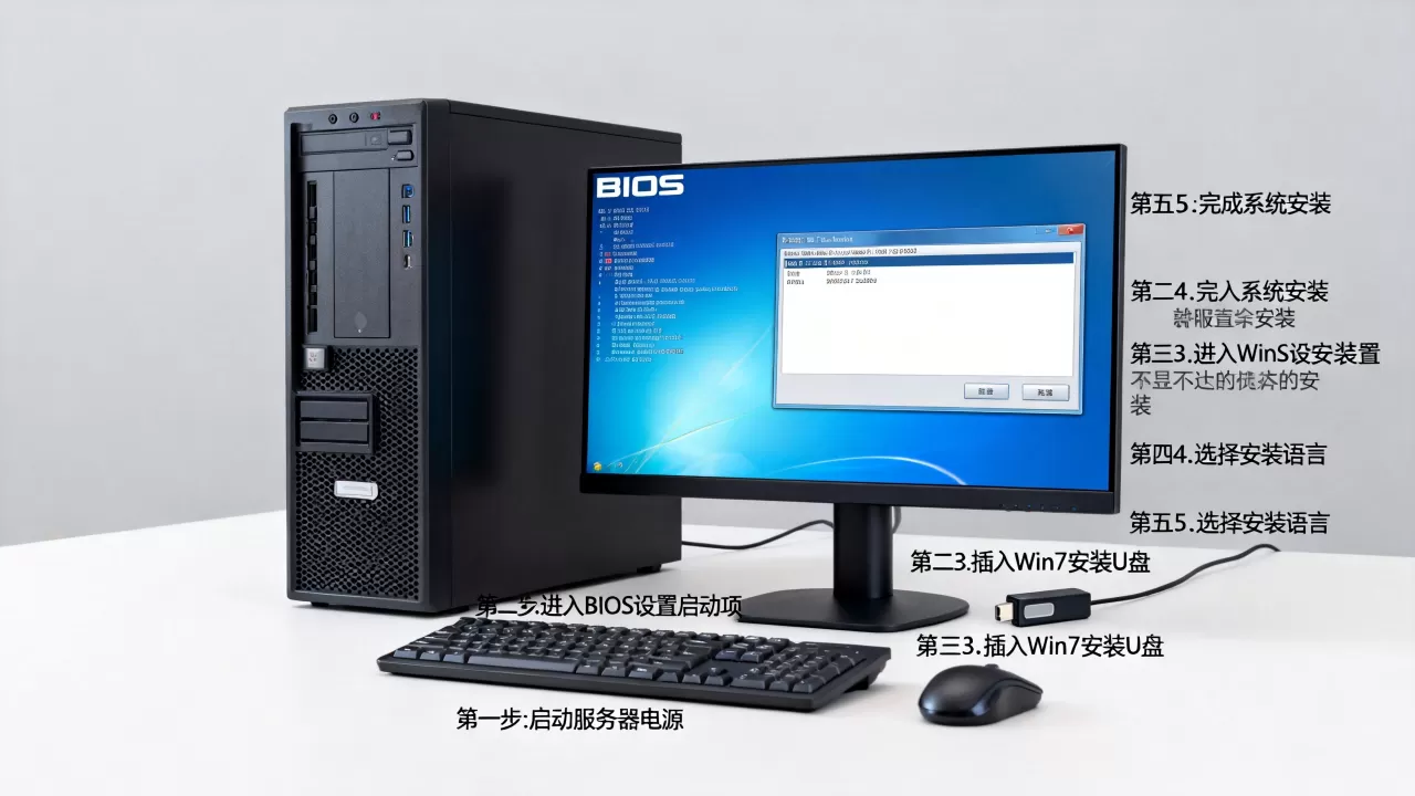 怎么启动服务器并安装win7系统,具体步骤是什么? 怎么启动服务器并安装win7系统,具体步骤是什么?