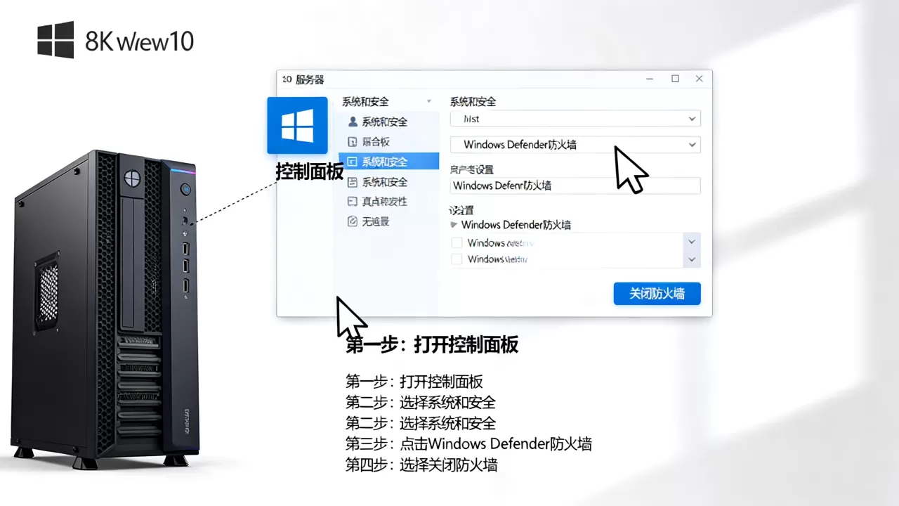win10服务器主机怎样关闭防火墙,有哪些步骤? win10服务器主机怎样关闭防火墙,有哪些步骤?