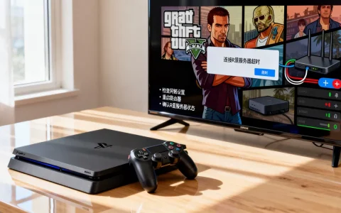 PS4的GTA5怎么连R星服务器，连接超时是什么原因？
