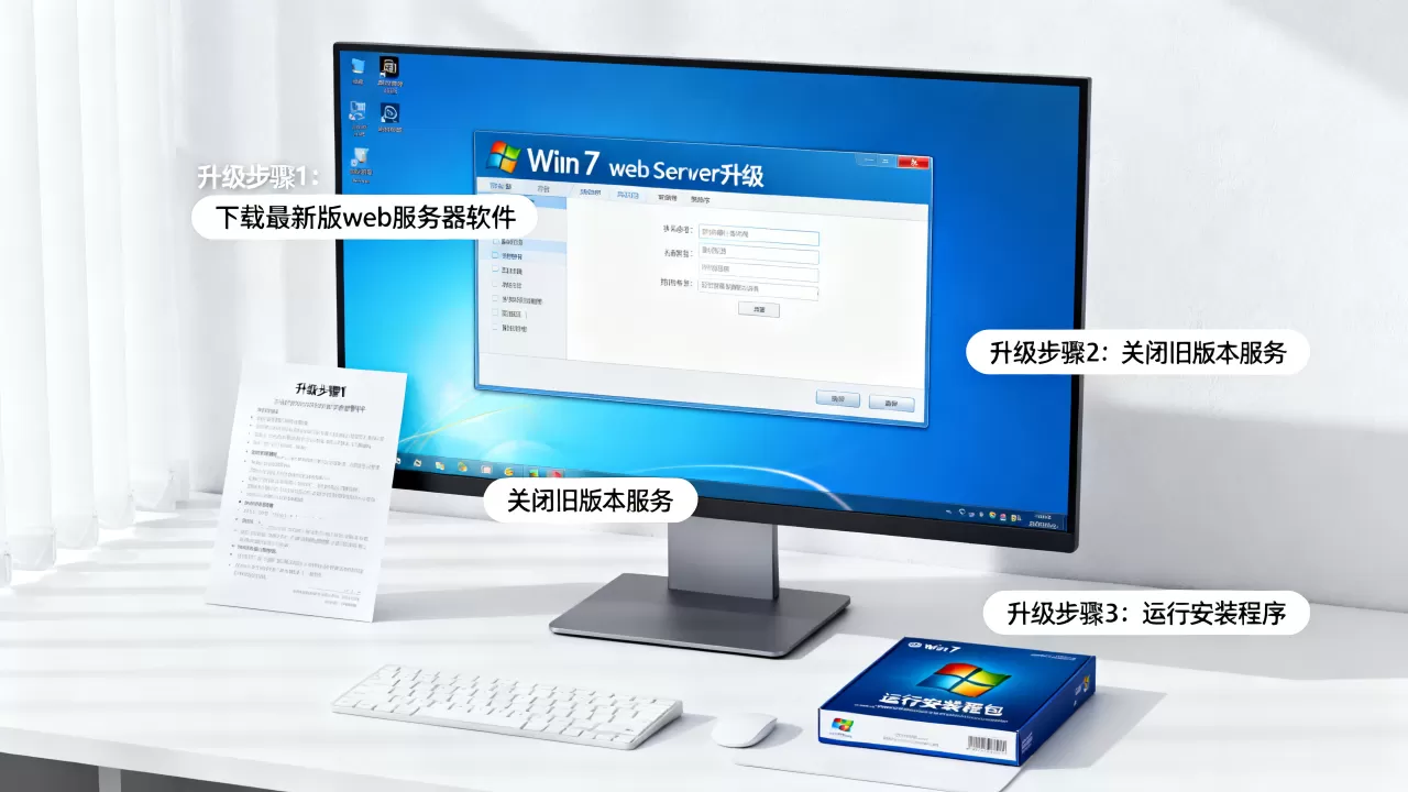 Win7怎么升级web服务器软件?, 有哪些方法? Win7怎么升级web服务器软件?, 有哪些方法?