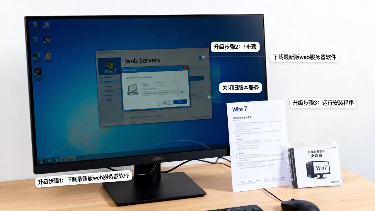 Win7怎么升级web服务器软件?, 有哪些方法? Win7怎么升级web服务器软件?, 有哪些方法?