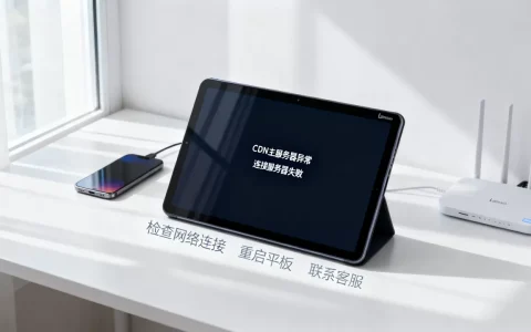 联想平板CDN主服务器异常怎么办，平板连接服务器失败怎么办？