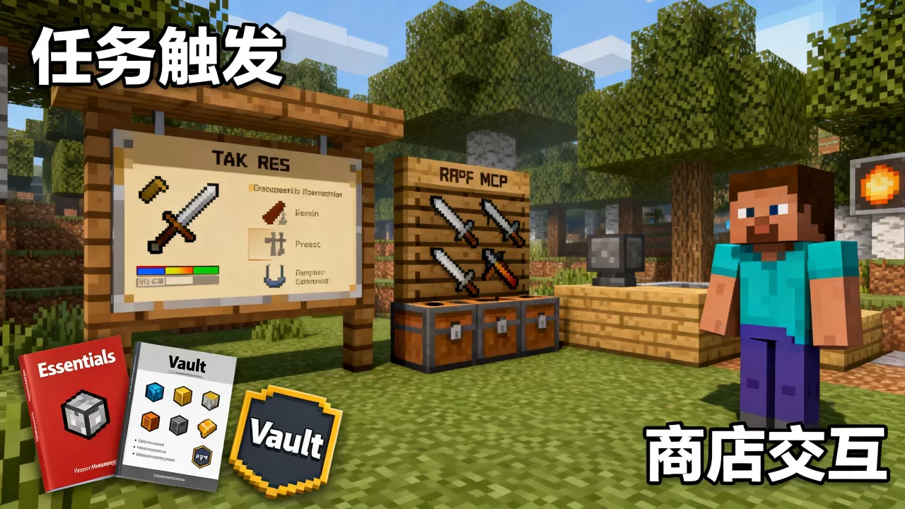 我的世界服务器RPG和NPC怎么弄,用哪些插件? 我的世界服务器RPG和NPC怎么弄,用哪些插件?