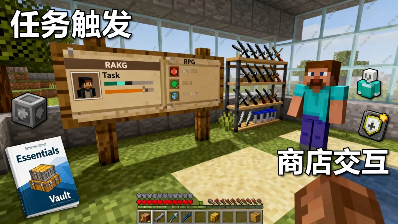 我的世界服务器RPG和NPC怎么弄,用哪些插件? 我的世界服务器RPG和NPC怎么弄,用哪些插件?