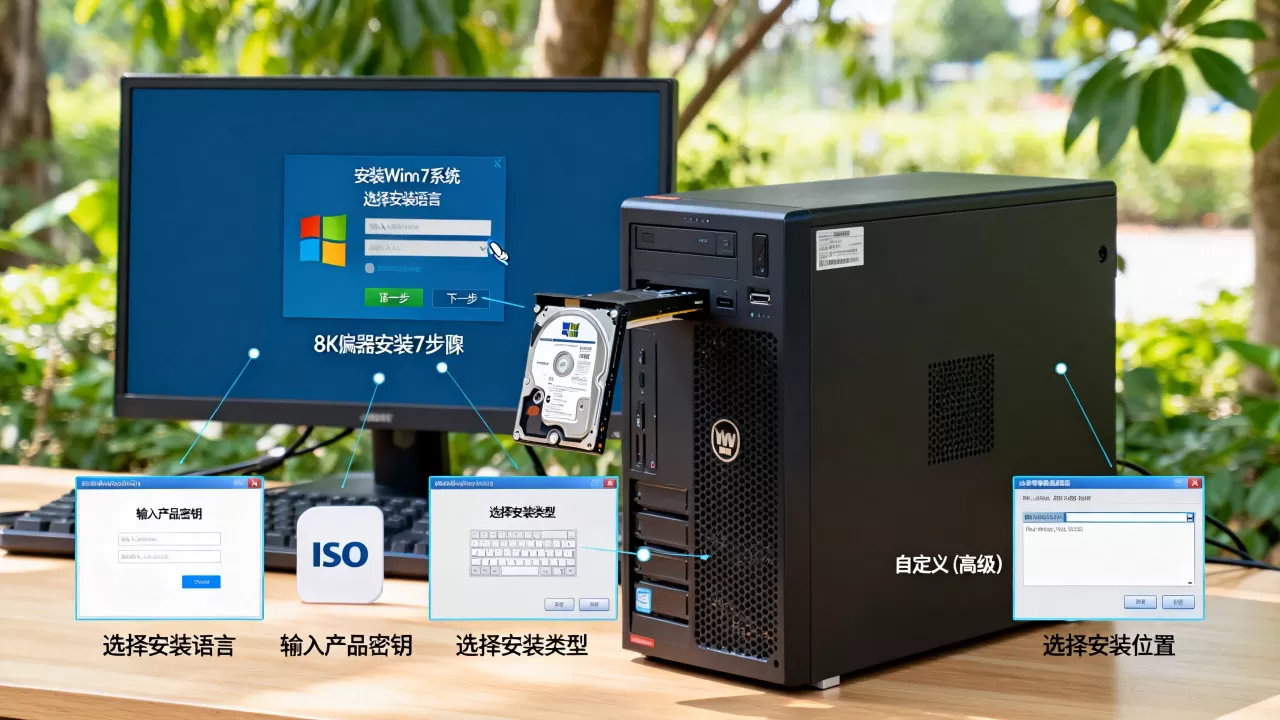 服务器iso怎么安装win7系统,具体步骤是什么 服务器iso怎么安装win7系统,具体步骤是什么