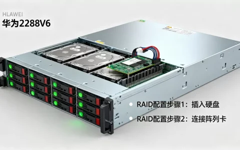 华为2288v6服务器怎么做RAID，RAID配置教程详解