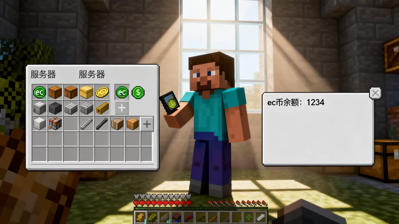 我的世界ec服务器如何查看ec币,ec币余额查询方法有哪些? 我的世界ec服务器如何查看ec币,ec币余额查询方法有哪些?