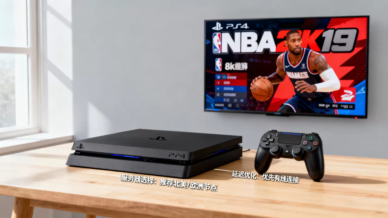 PS4版NBA2K19服务器怎么选,延迟高怎么解决? PS4版NBA2K19服务器怎么选,延迟高怎么解决?