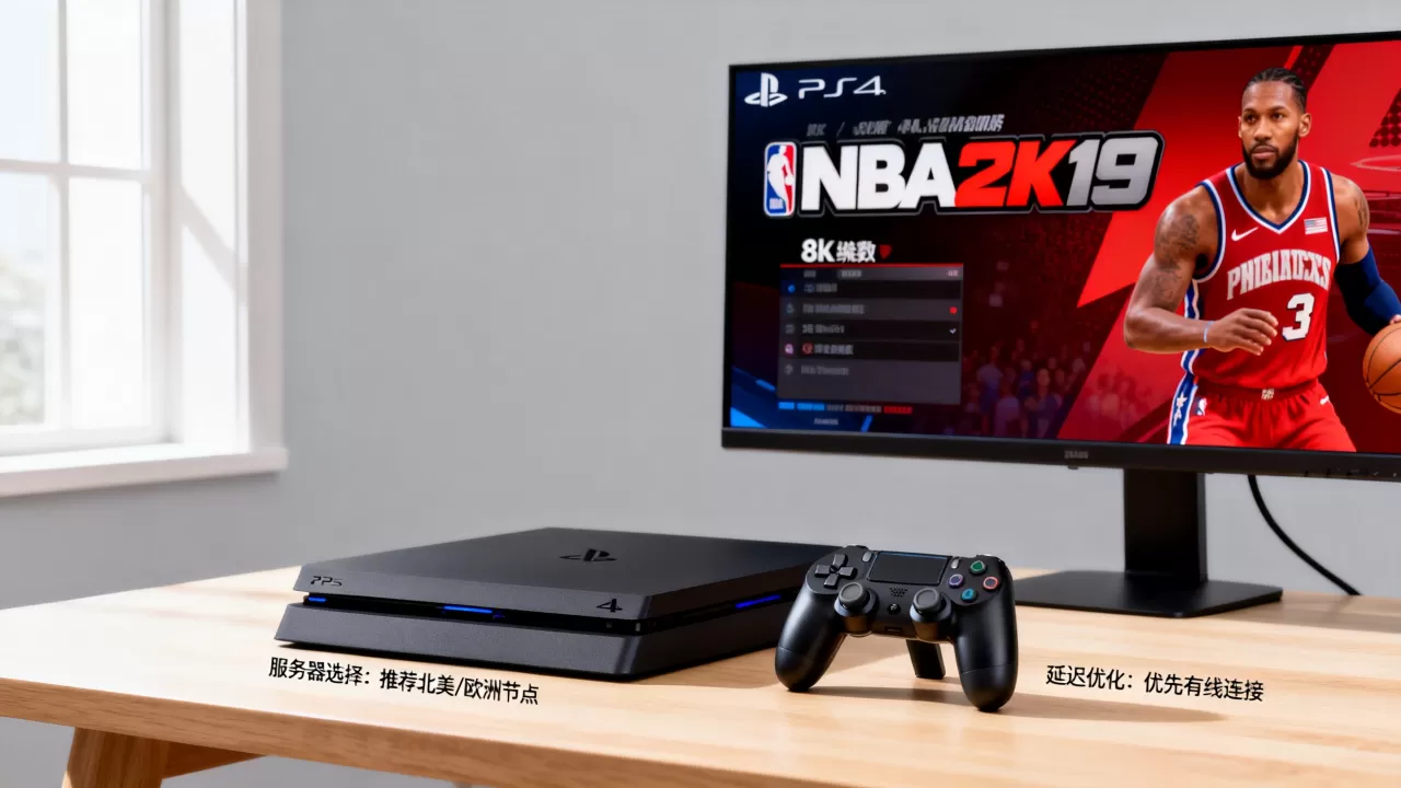 PS4版NBA2K19服务器怎么选,延迟高怎么解决? PS4版NBA2K19服务器怎么选,延迟高怎么解决?