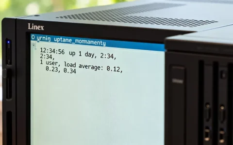 如何看Linux服务器运行时间？，uptime命令怎么用？
