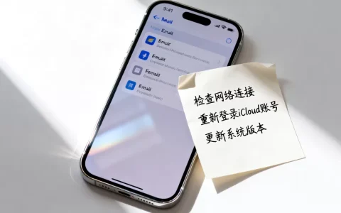 icloud邮箱为什么连不上服务器，苹果手机邮件怎么解决？