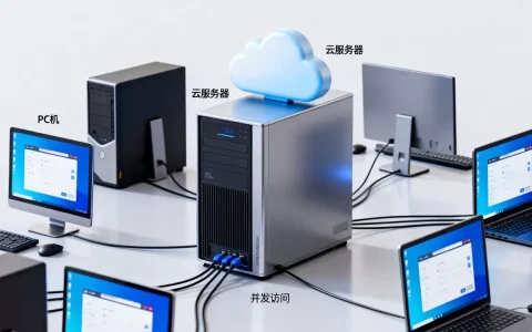 云服务器能带动多少台PC机使用，支持多少并发访问？