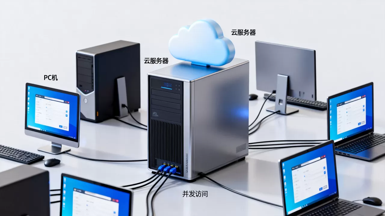 云服务器能带动多少台PC机使用,支持多少并发访问? 云服务器能带动多少台PC机使用,支持多少并发访问?