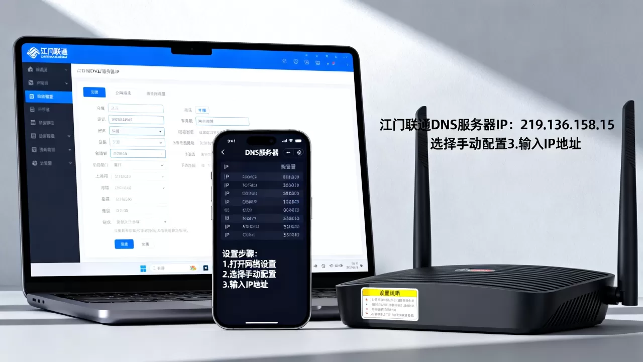 江门联通DNS服务器IP是多少,怎么设置? 江门联通DNS服务器IP是多少,怎么设置?
