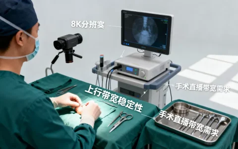 手术示教直播上行带宽稳定性怎么保障，手术直播需要多大带宽？