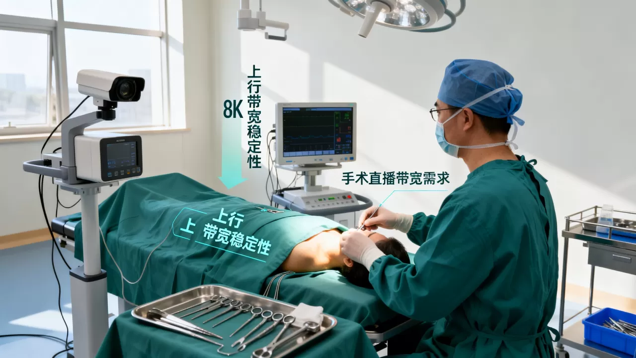 手术示教直播上行带宽稳定性怎么保障,手术直播需要多大带宽? 手术示教直播上行带宽稳定性怎么保障,手术直播需要多大带宽?