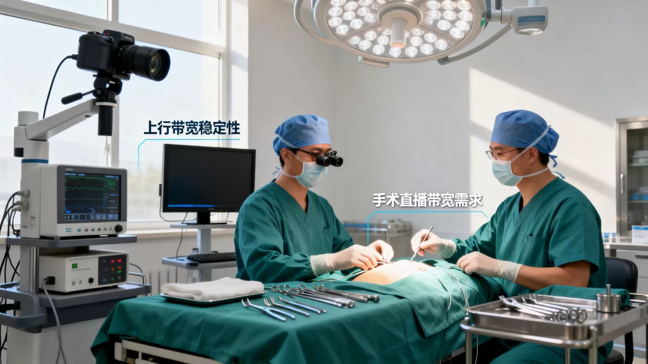 手术示教直播上行带宽稳定性怎么保障,手术直播需要多大带宽? 手术示教直播上行带宽稳定性怎么保障,手术直播需要多大带宽?