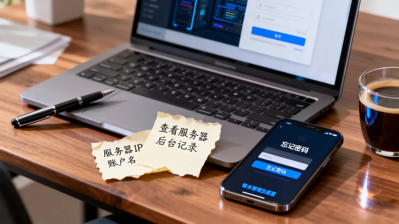 服务器IP和账户密码都忘了怎么办,怎么找回? 服务器IP和账户密码都忘了怎么办,怎么找回?