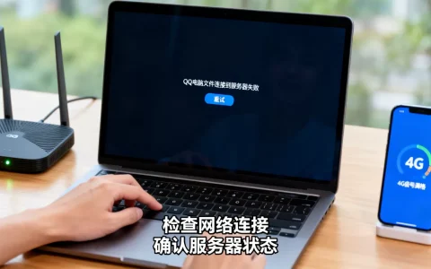 qq电脑文件连接到服务器失败怎么办，是什么原因？