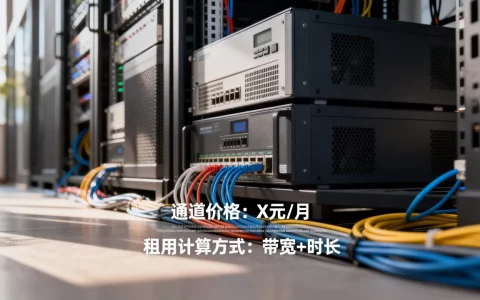 服务器通道多少钱一个，租用价格怎么算？