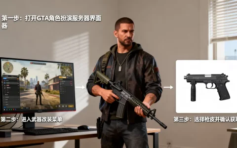 如何在GTA角色扮演服务器弄枪皮？,具体方法步骤是什么