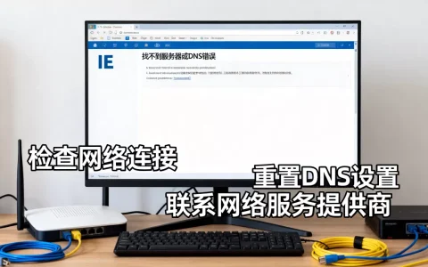 IE找不到服务器或DNS错误如何解决，原因是什么？