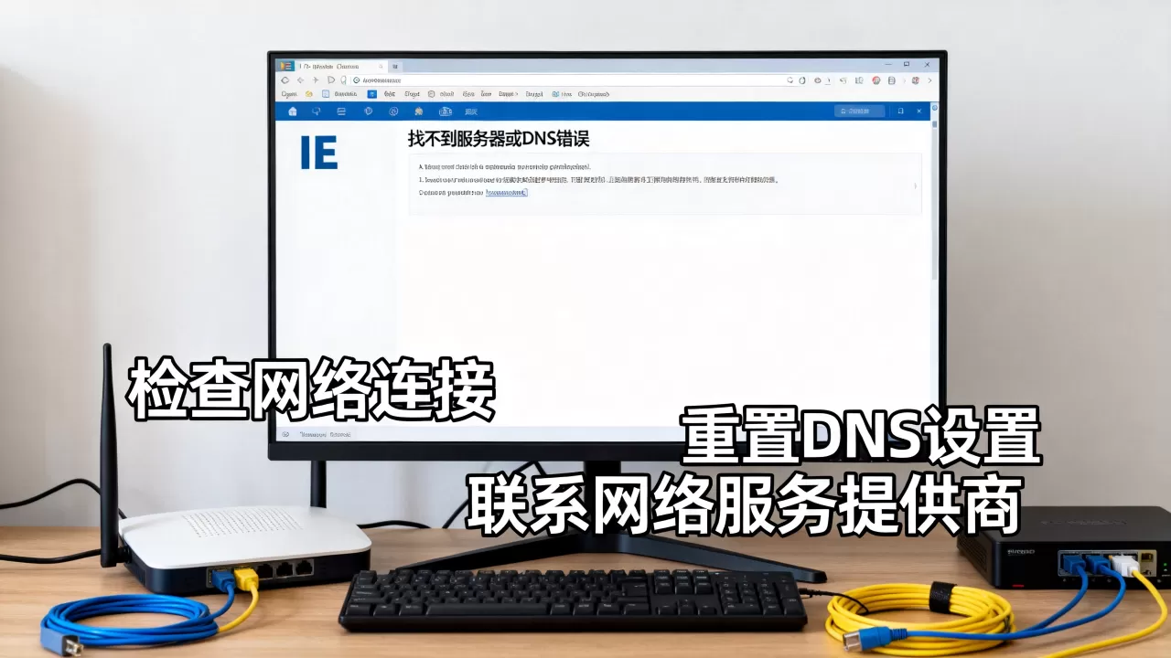IE找不到服务器或DNS错误如何解决,原因是什么? IE找不到服务器或DNS错误如何解决,原因是什么?