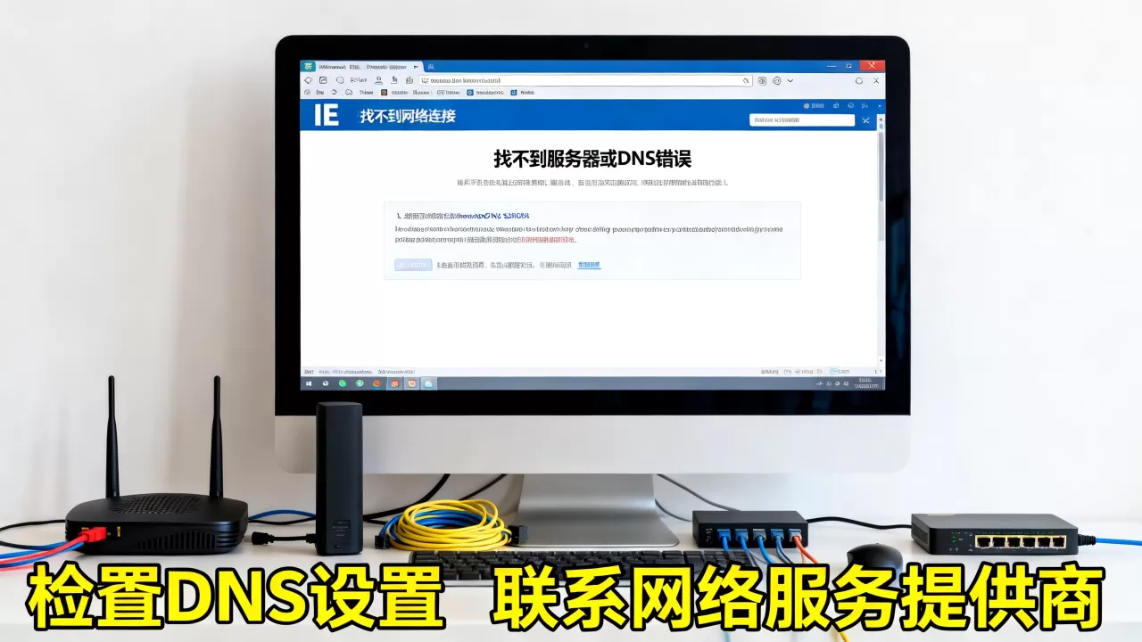 IE找不到服务器或DNS错误如何解决,原因是什么? IE找不到服务器或DNS错误如何解决,原因是什么?