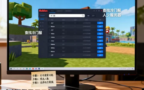 roblox人少的服务器有哪些？，如何查找冷门服？