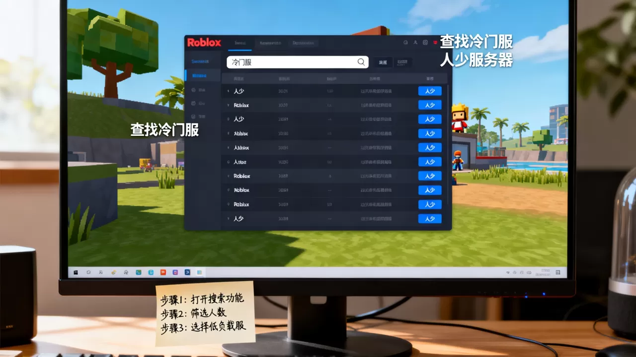 roblox人少的服务器有哪些?,如何查找冷门服? roblox人少的服务器有哪些?,如何查找冷门服?