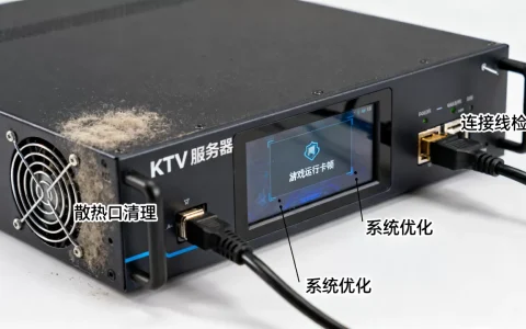 KTV服务器玩游戏卡顿如何解决，原因及优化方法