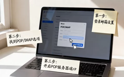 如何开启邮箱的POP服务器端口号，详细步骤是什么？