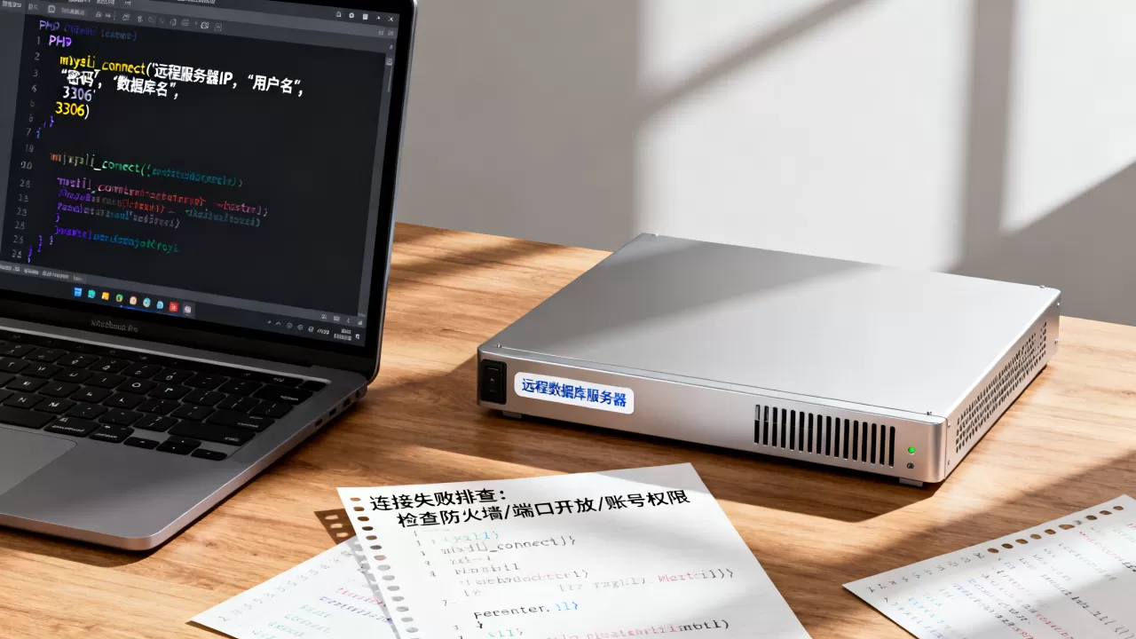 PHP连接远程数据库服务器怎么设置,连接不上怎么办? PHP连接远程数据库服务器怎么设置,连接不上怎么办?