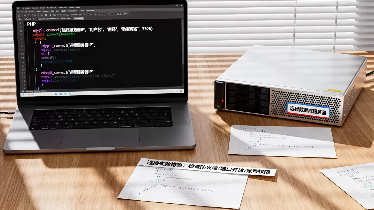 PHP连接远程数据库服务器怎么设置,连接不上怎么办? PHP连接远程数据库服务器怎么设置,连接不上怎么办?