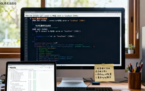 mysql下载后启动服务器失败是什么原因，怎么解决