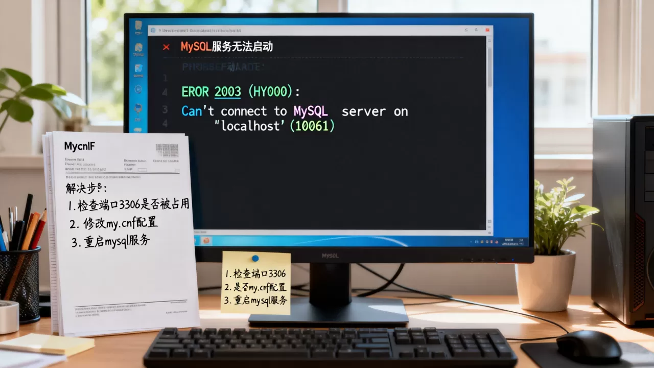 mysql下载后启动服务器失败是什么原因,怎么解决 mysql下载后启动服务器失败是什么原因,怎么解决