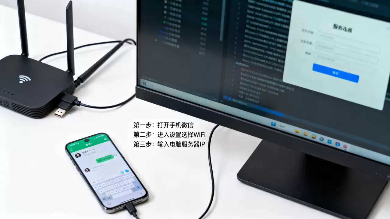 手机微信WiFi怎么连接电脑服务器?,连接失败怎么办 手机微信WiFi怎么连接电脑服务器?,连接失败怎么办