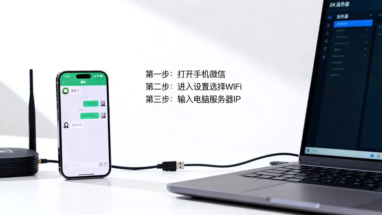 手机微信WiFi怎么连接电脑服务器?,连接失败怎么办 手机微信WiFi怎么连接电脑服务器?,连接失败怎么办
