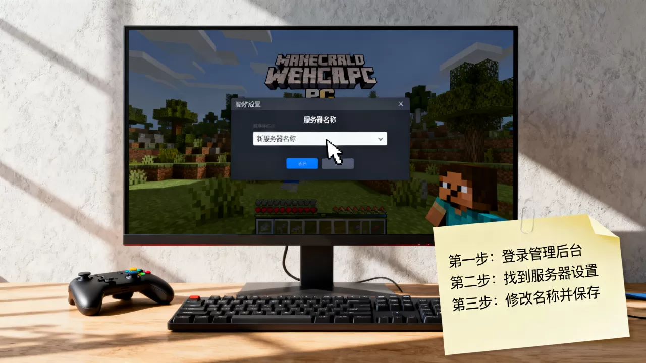网易我的世界PC版服务器怎么改名,有哪些简单方法? 网易我的世界PC版服务器怎么改名,有哪些简单方法?