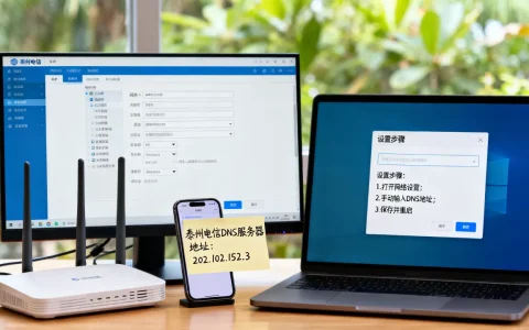 泰州电信域名服务器地址是什么，怎么设置？