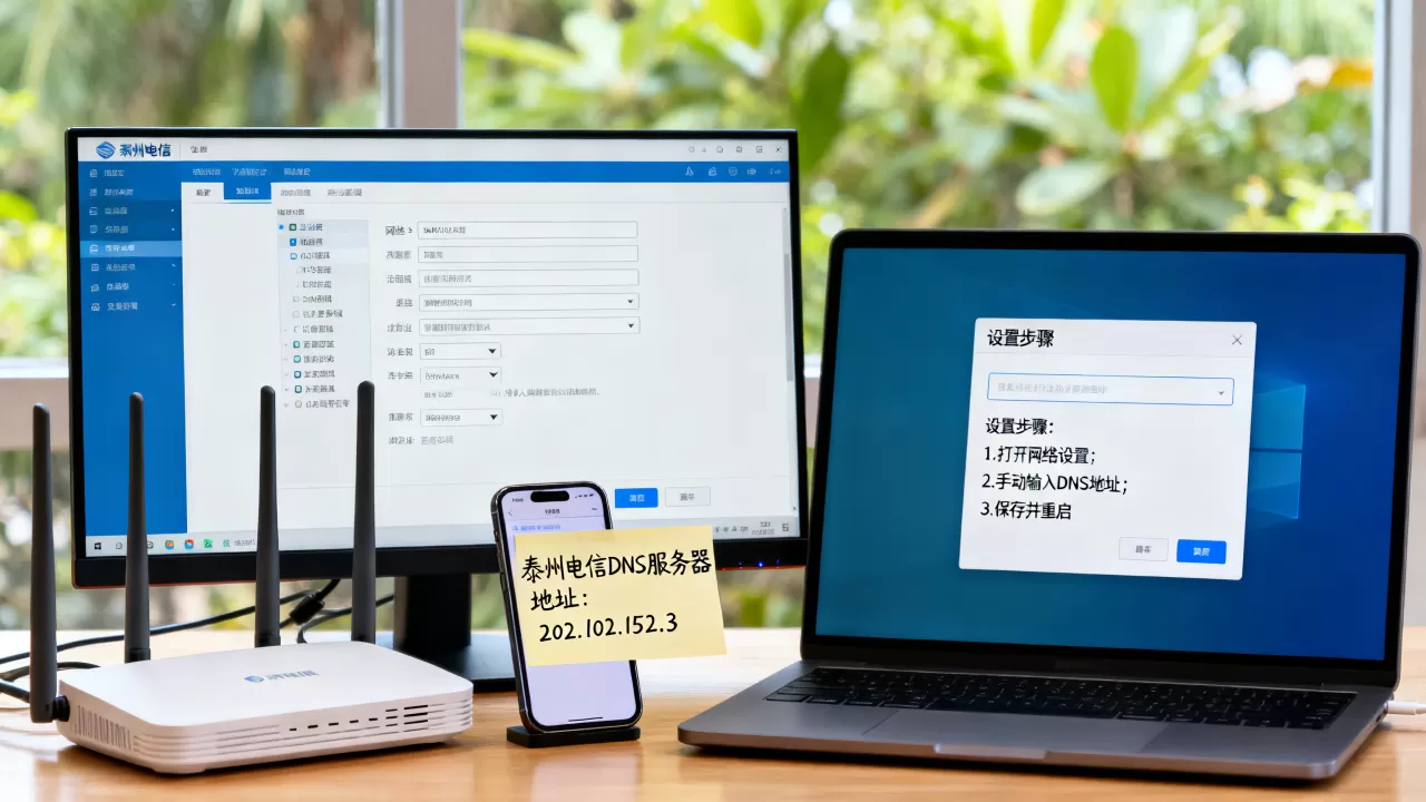泰州电信域名服务器地址是什么,怎么设置? 泰州电信域名服务器地址是什么,怎么设置?