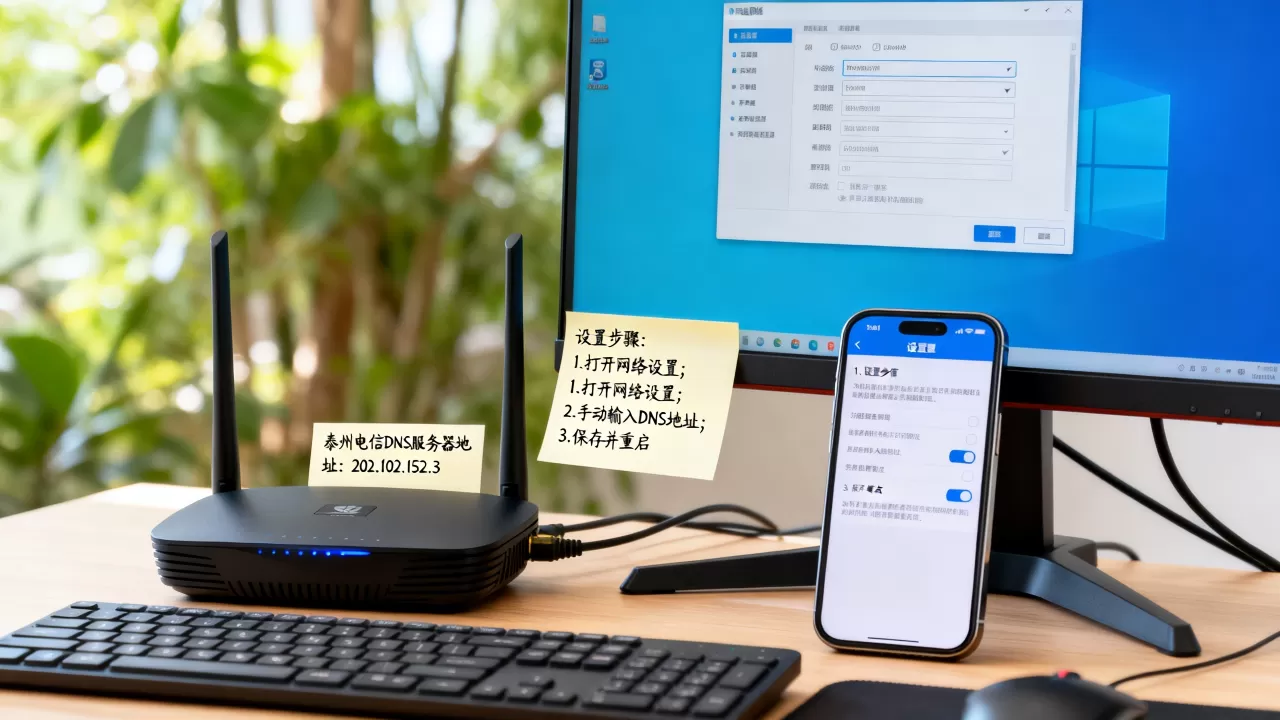 泰州电信域名服务器地址是什么,怎么设置? 泰州电信域名服务器地址是什么,怎么设置?