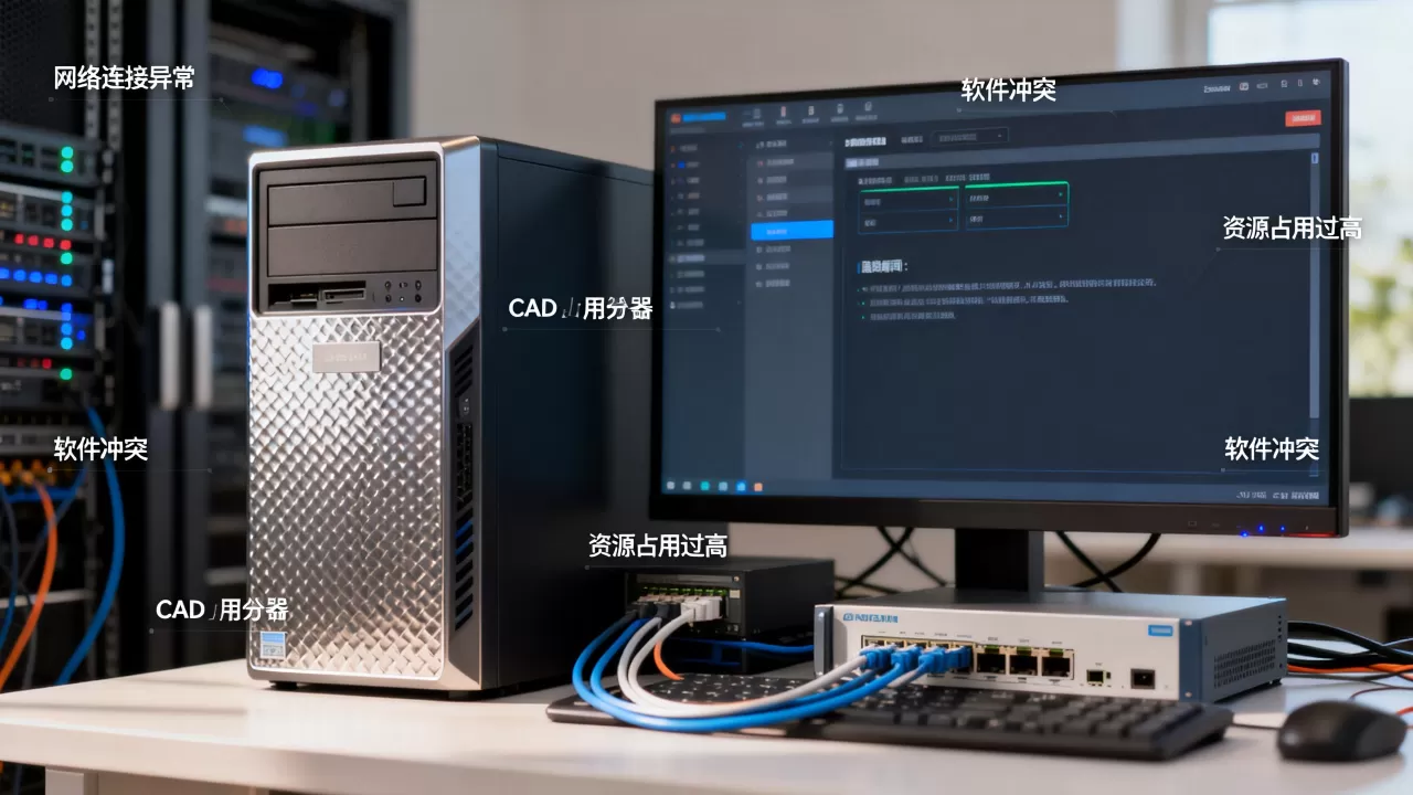 CAD服务器正在运行中怎么解决,常见原因有哪些? CAD服务器正在运行中怎么解决,常见原因有哪些?