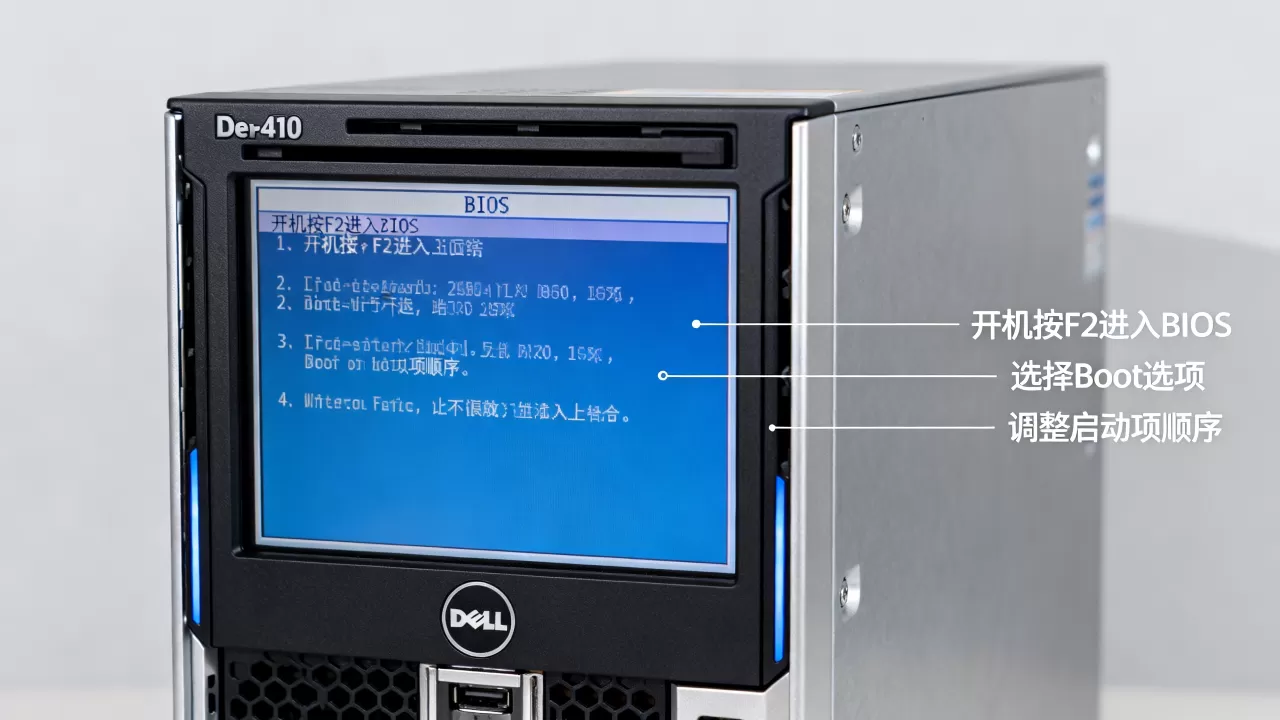 服务器dell410怎么改启动项,BIOS设置步骤? 服务器dell410怎么改启动项,BIOS设置步骤?