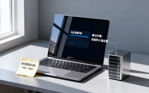 sql连接远程服务器失败如何解决，常见错误代码有哪些？