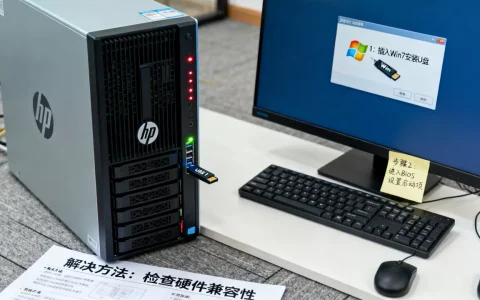 HP服务器怎么安装Win7系统，安装失败怎么解决