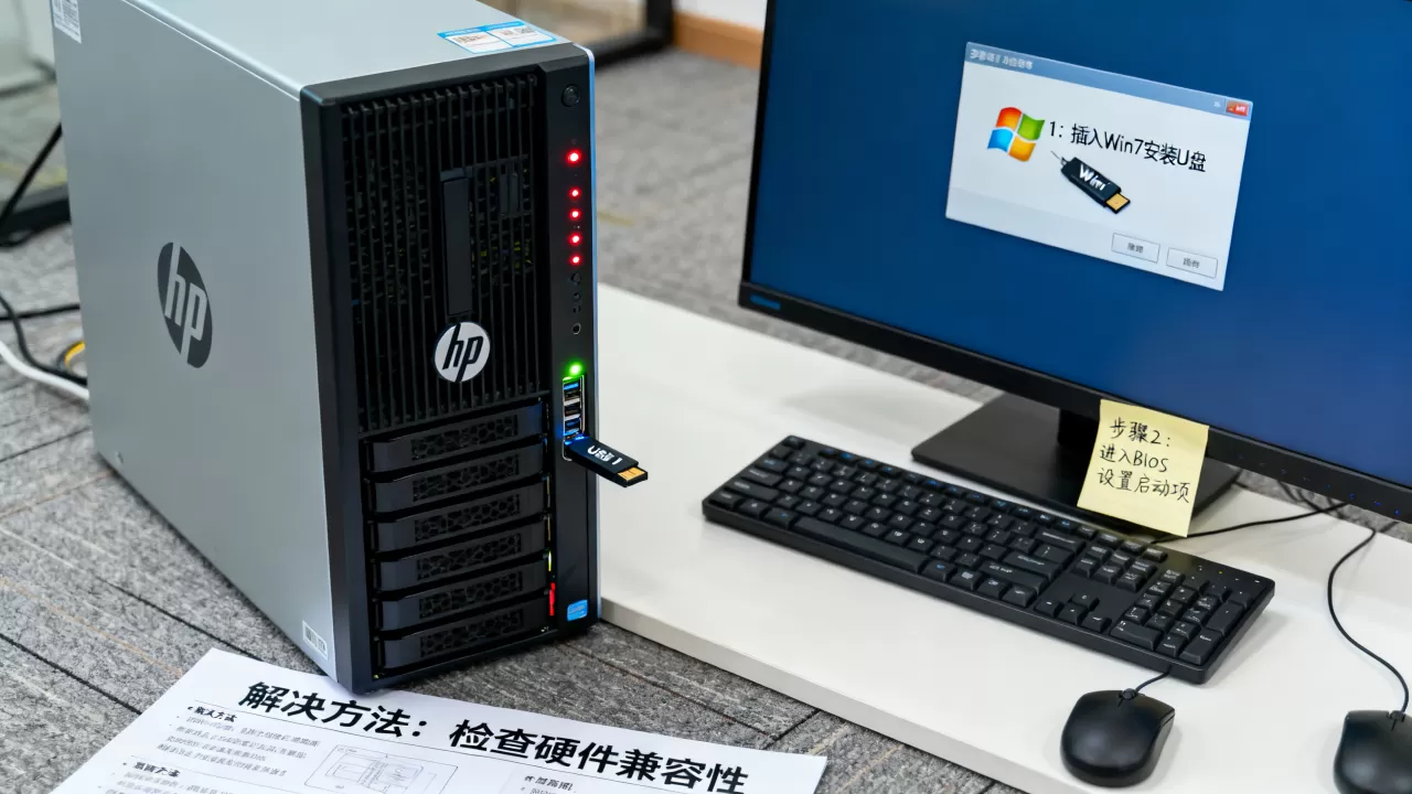 HP服务器怎么安装Win7系统,安装失败怎么解决 HP服务器怎么安装Win7系统,安装失败怎么解决