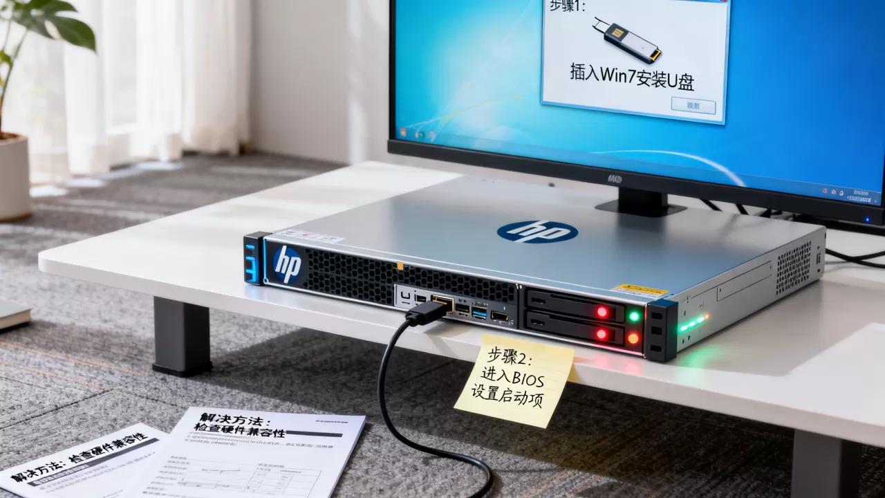 HP服务器怎么安装Win7系统,安装失败怎么解决 HP服务器怎么安装Win7系统,安装失败怎么解决