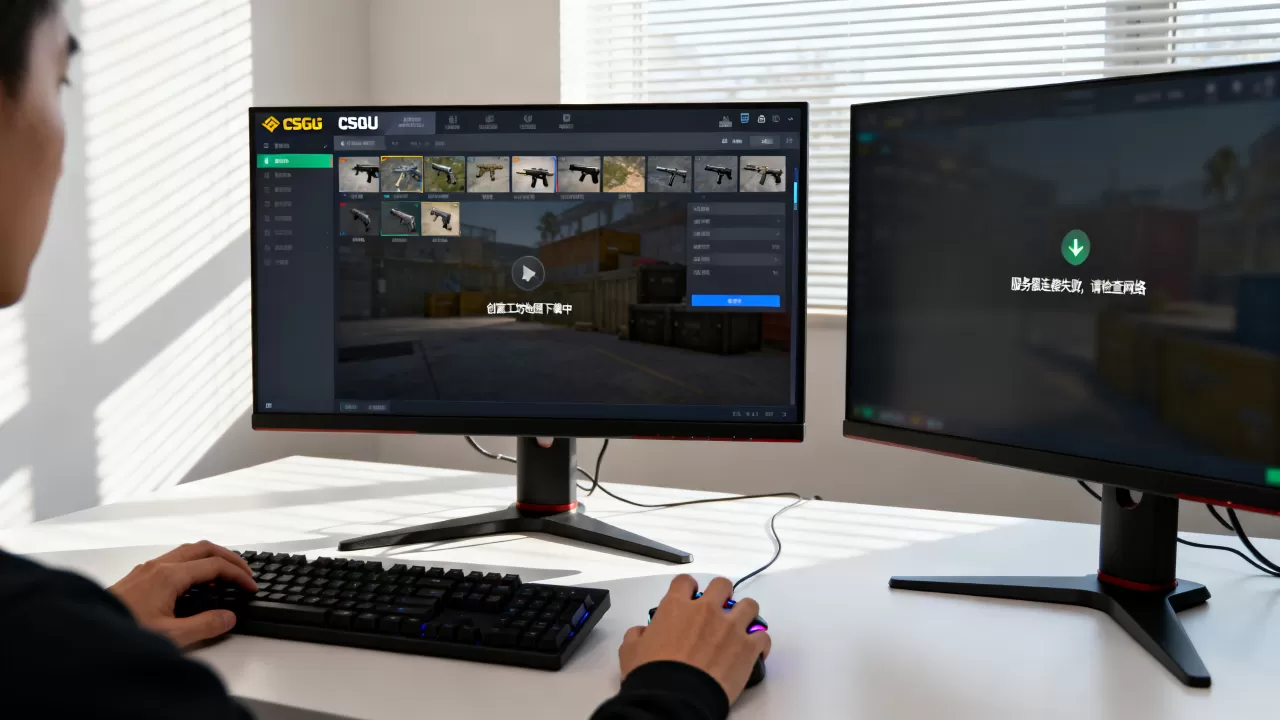 CSGO创意工坊地图怎么进入,寻找服务器失败怎么办? CSGO创意工坊地图怎么进入,寻找服务器失败怎么办?